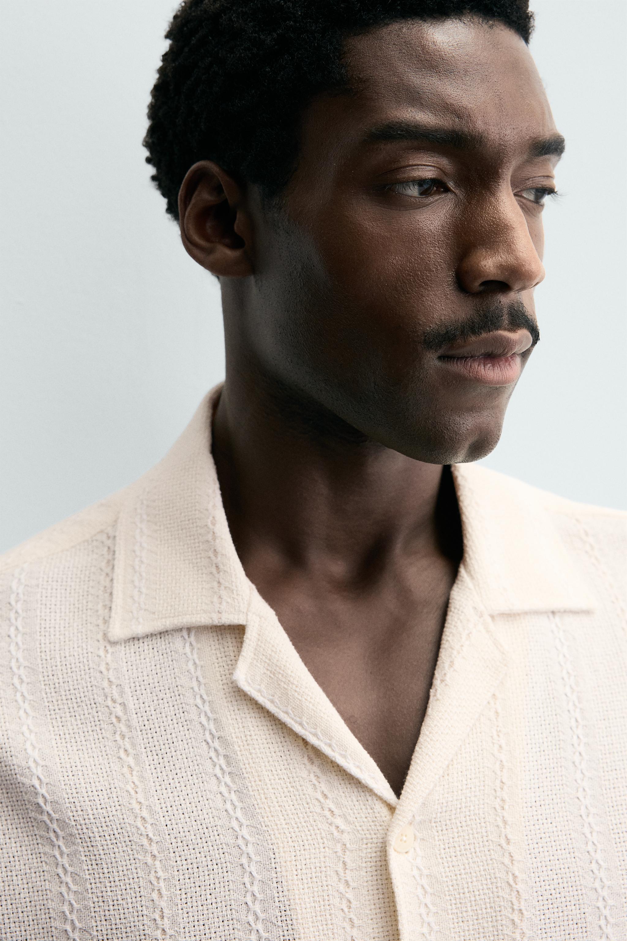 GEOMETRIC JACQUARD SHIRT